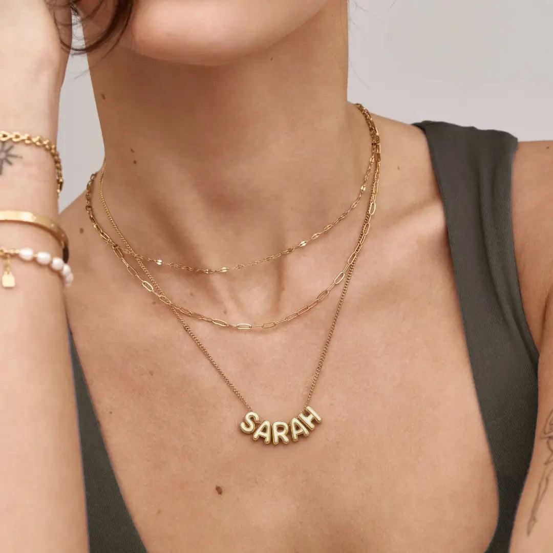 COLLAR BUBBLE CON NOMBRE PERSONALIZABLE