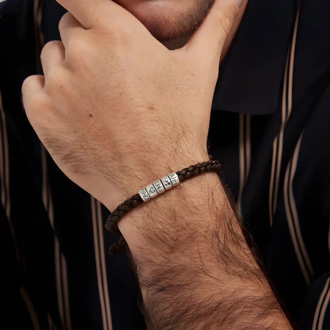 Pulsera El Mejor Papá- Personalizable