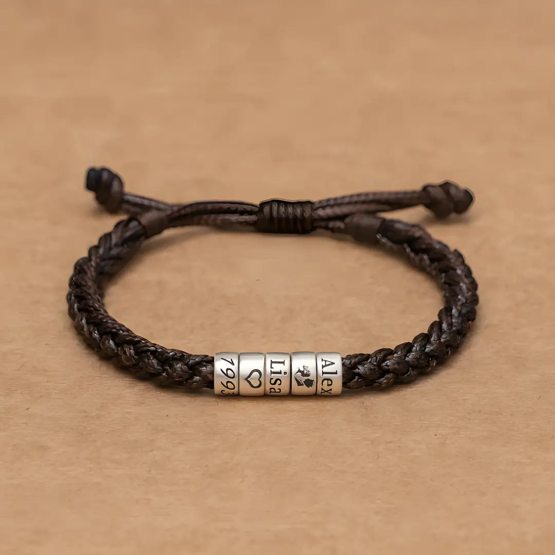 Pulsera El Mejor Papá- Personalizable