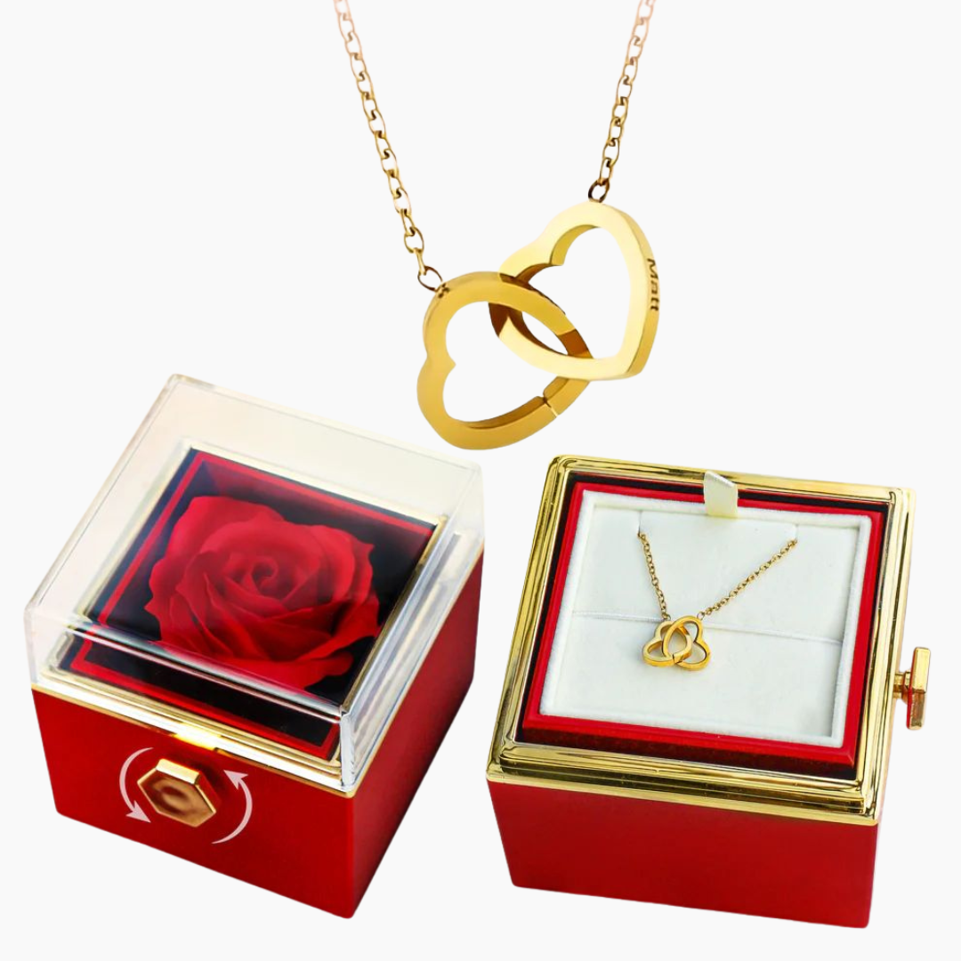 Spin of Love Collar Corazones Entrelazados®