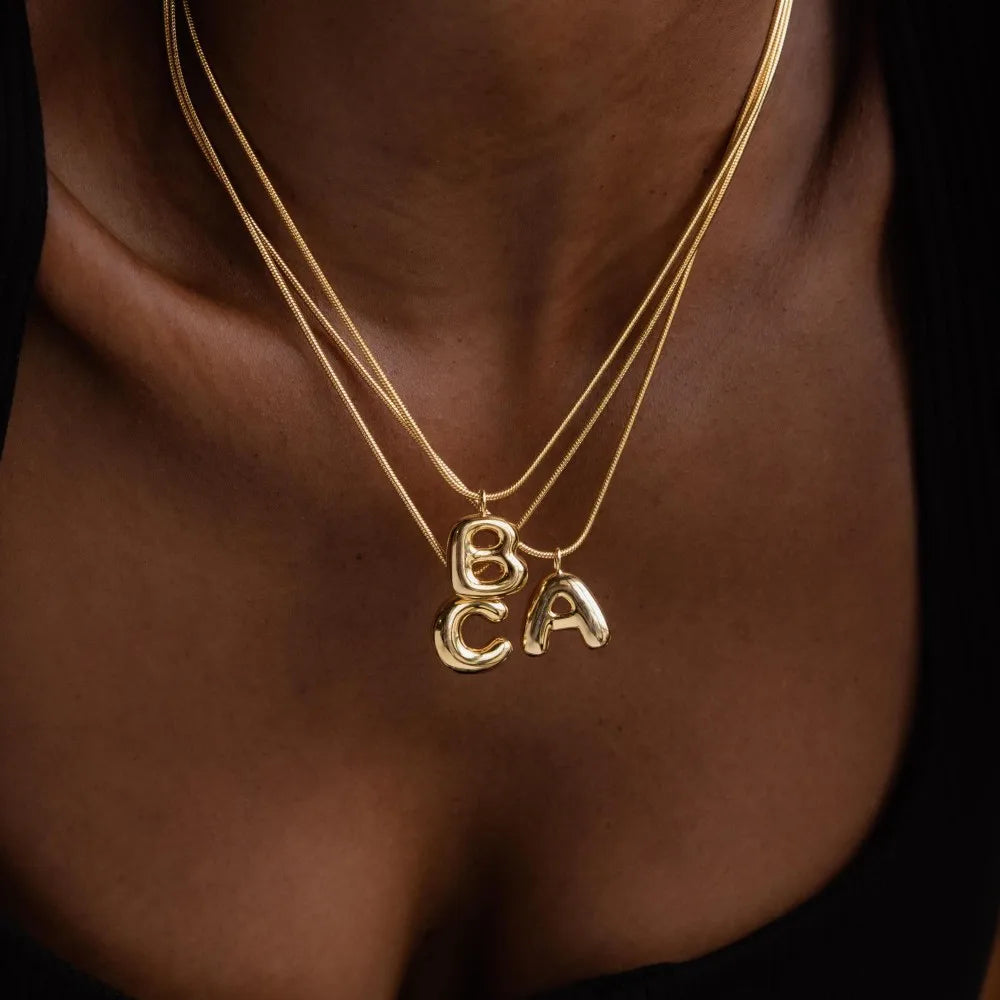 Collar Bubble Letter