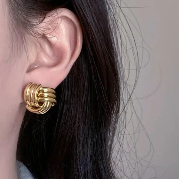 Pendientes Aros Retorcidos