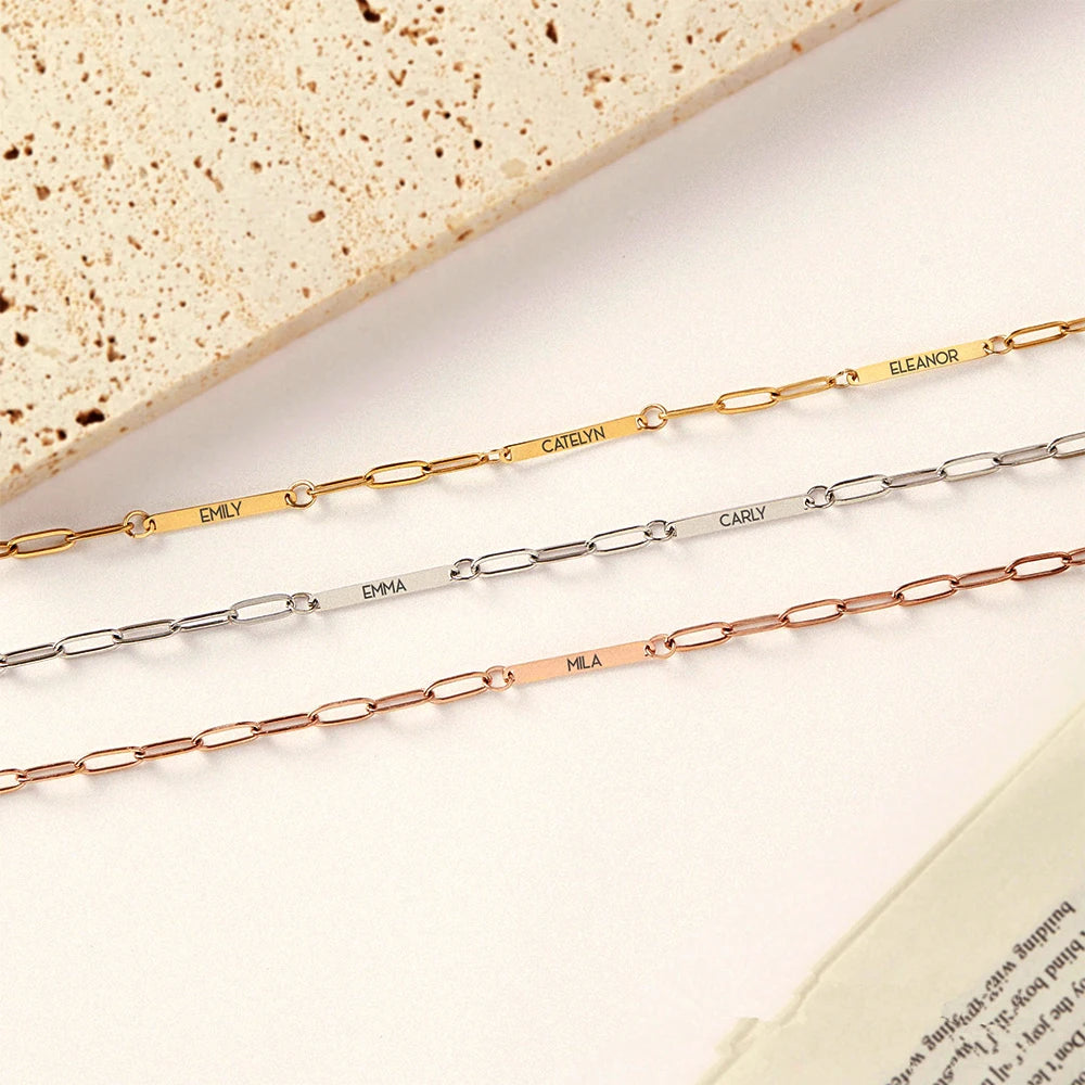 Pulsera Mini Name Bar