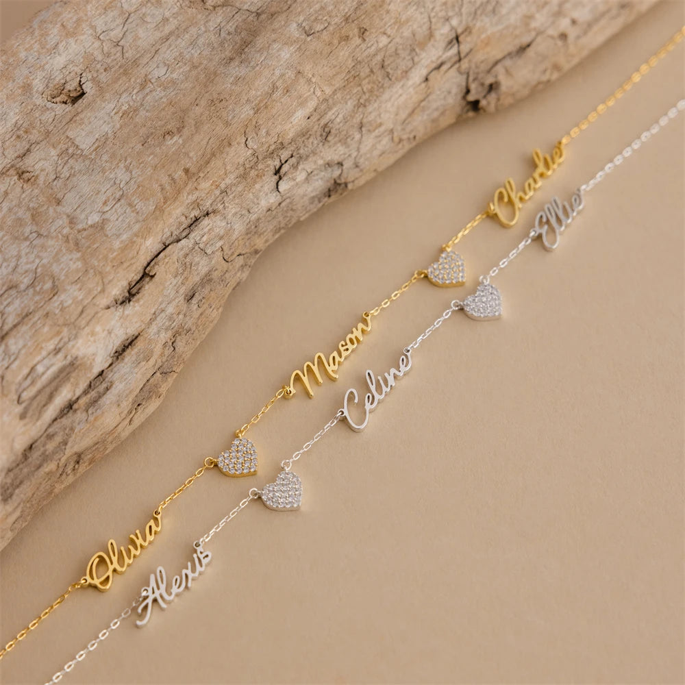 Collar Mellow Name Heart
