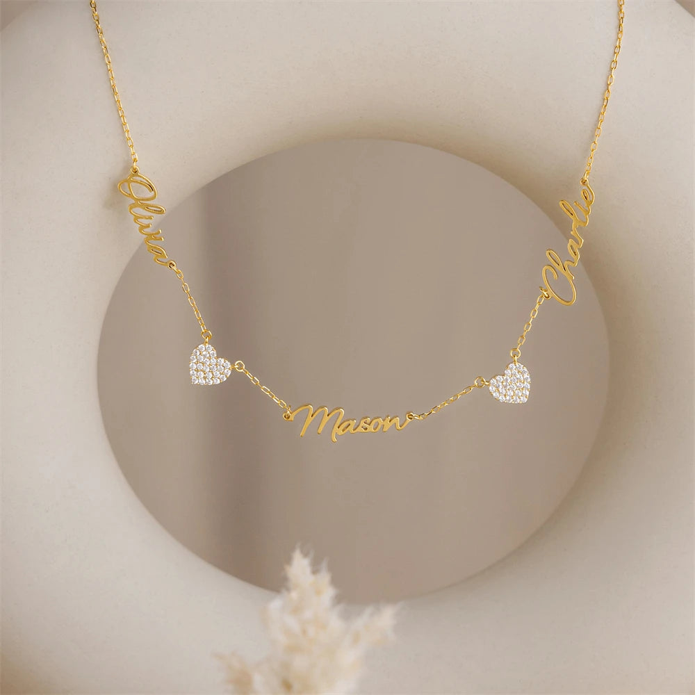Collar Mellow Name Heart
