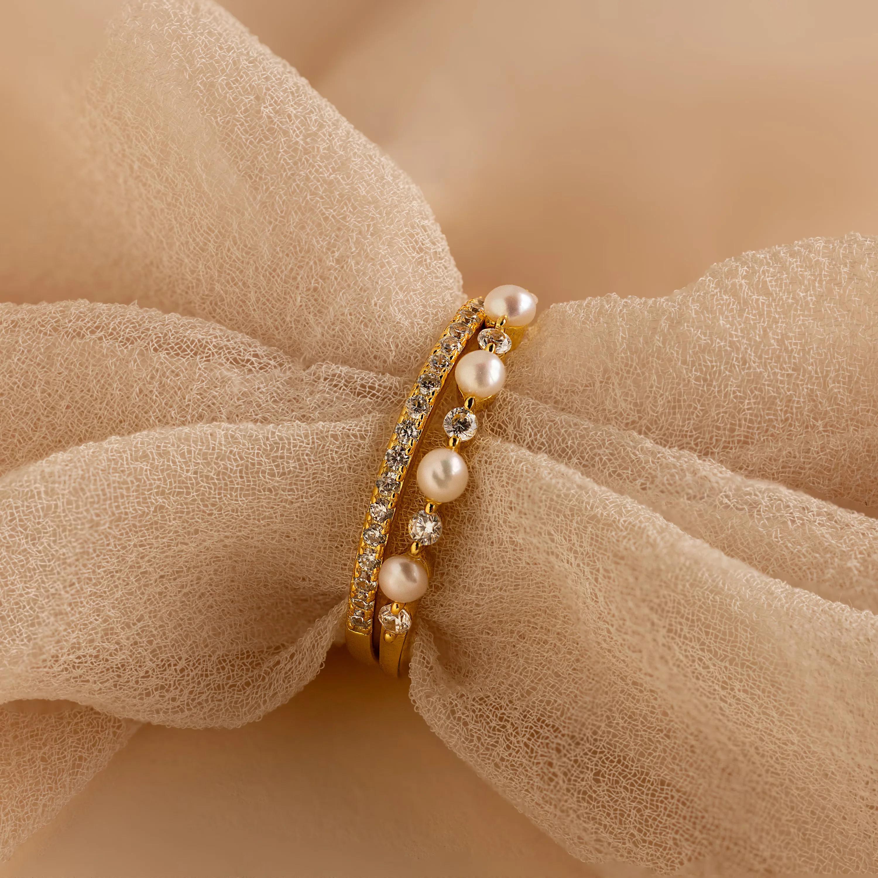 Set de Anillos Pavé Pearl