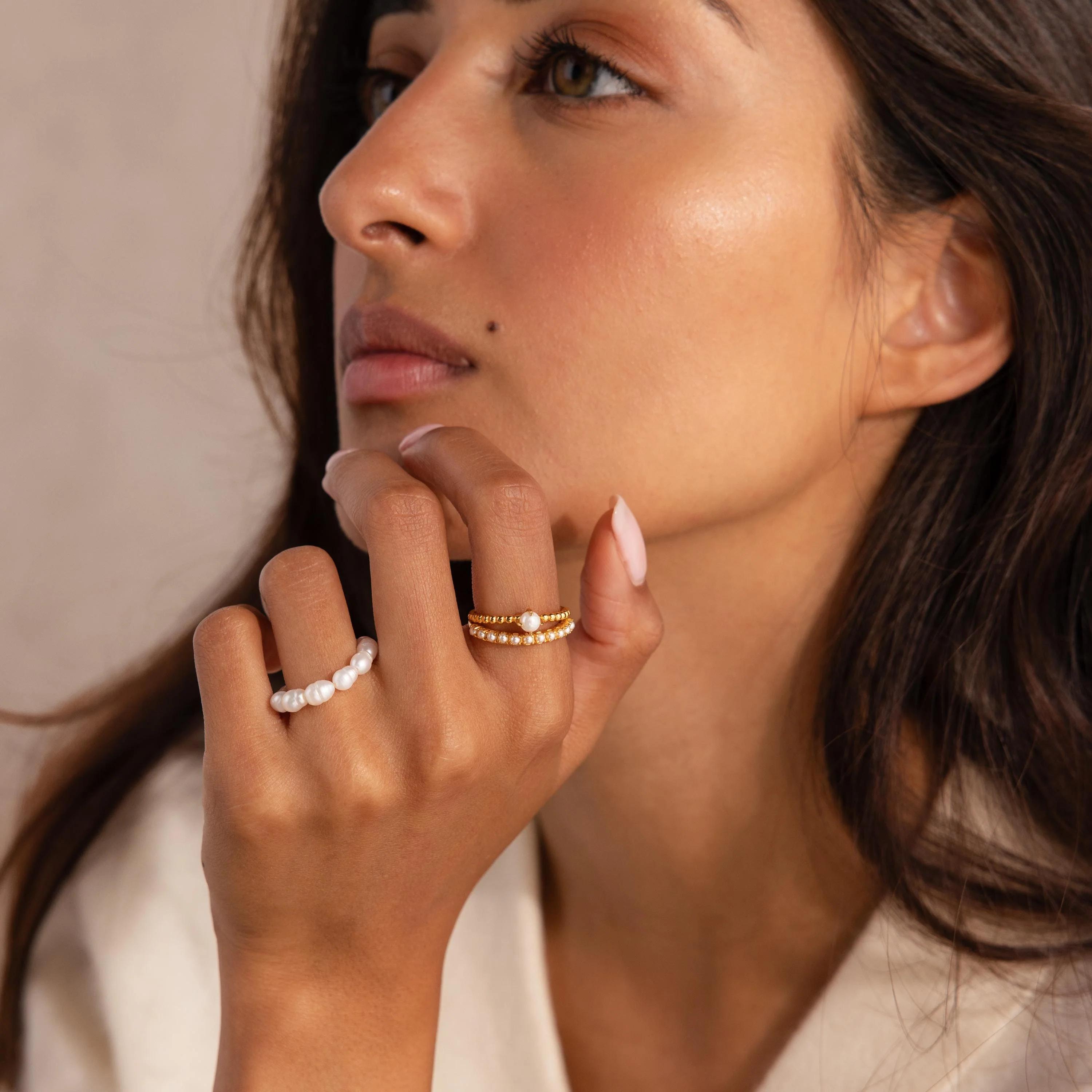 Anillo Pearl Duo