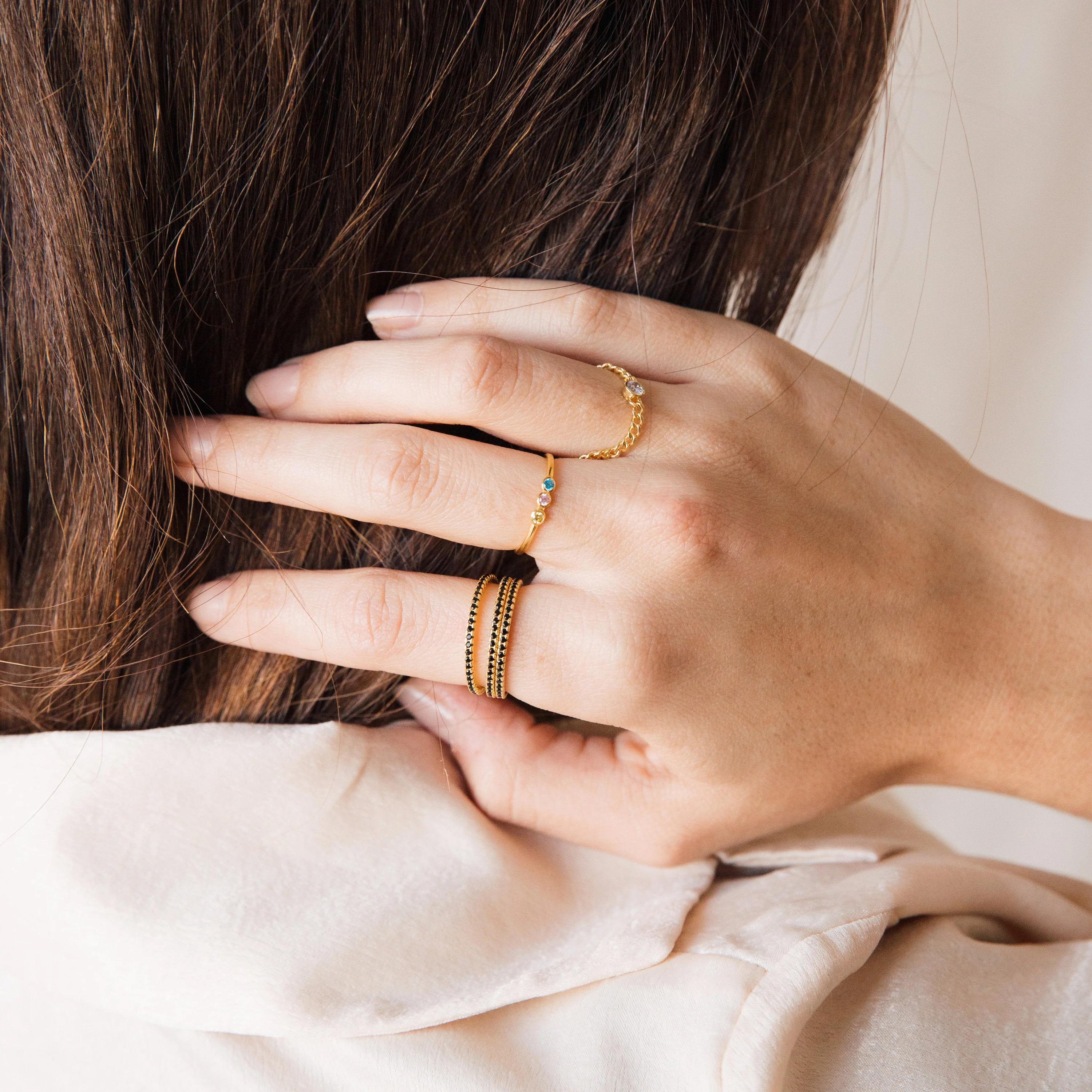 Anillo Amber Eternity