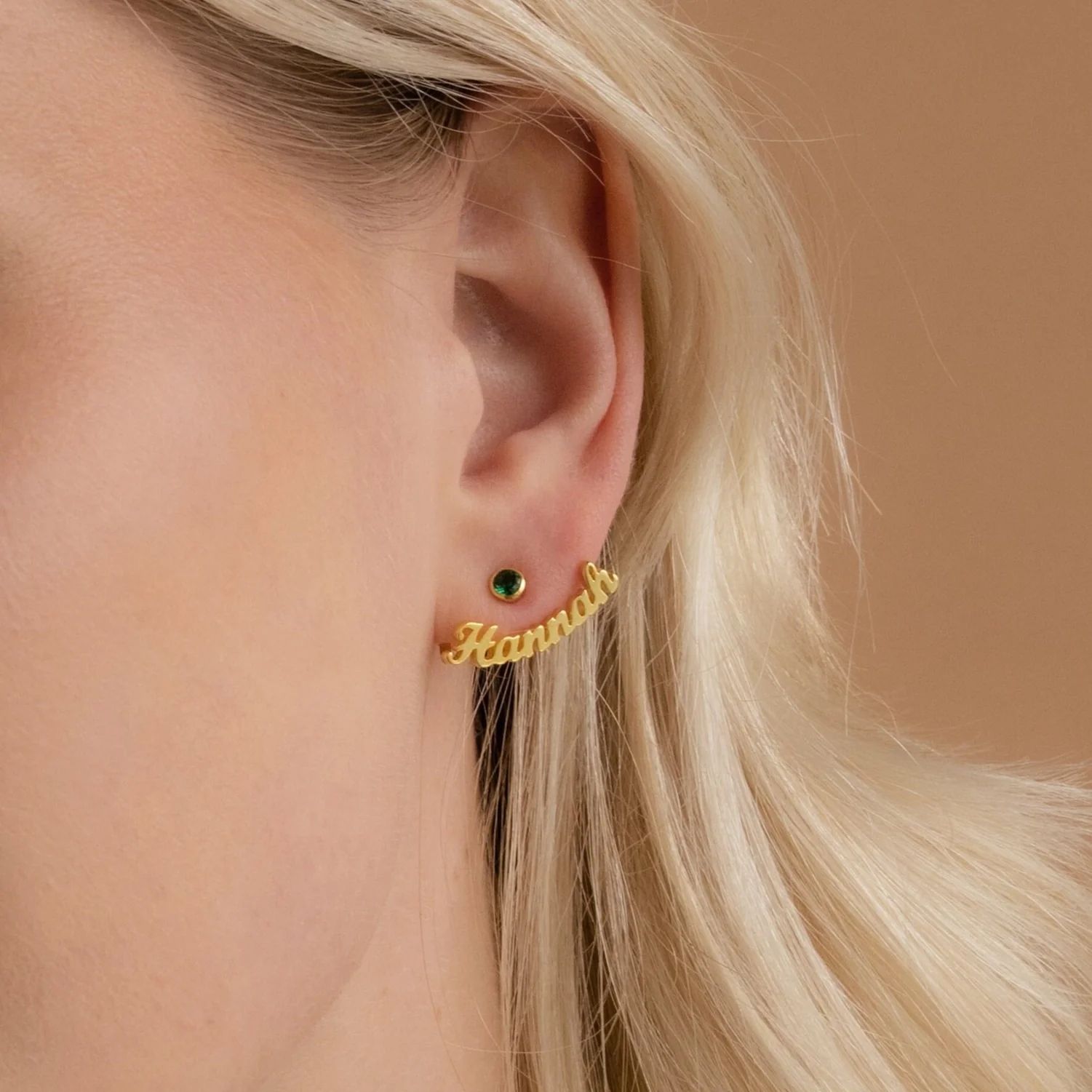 Pendientes London Glow Name