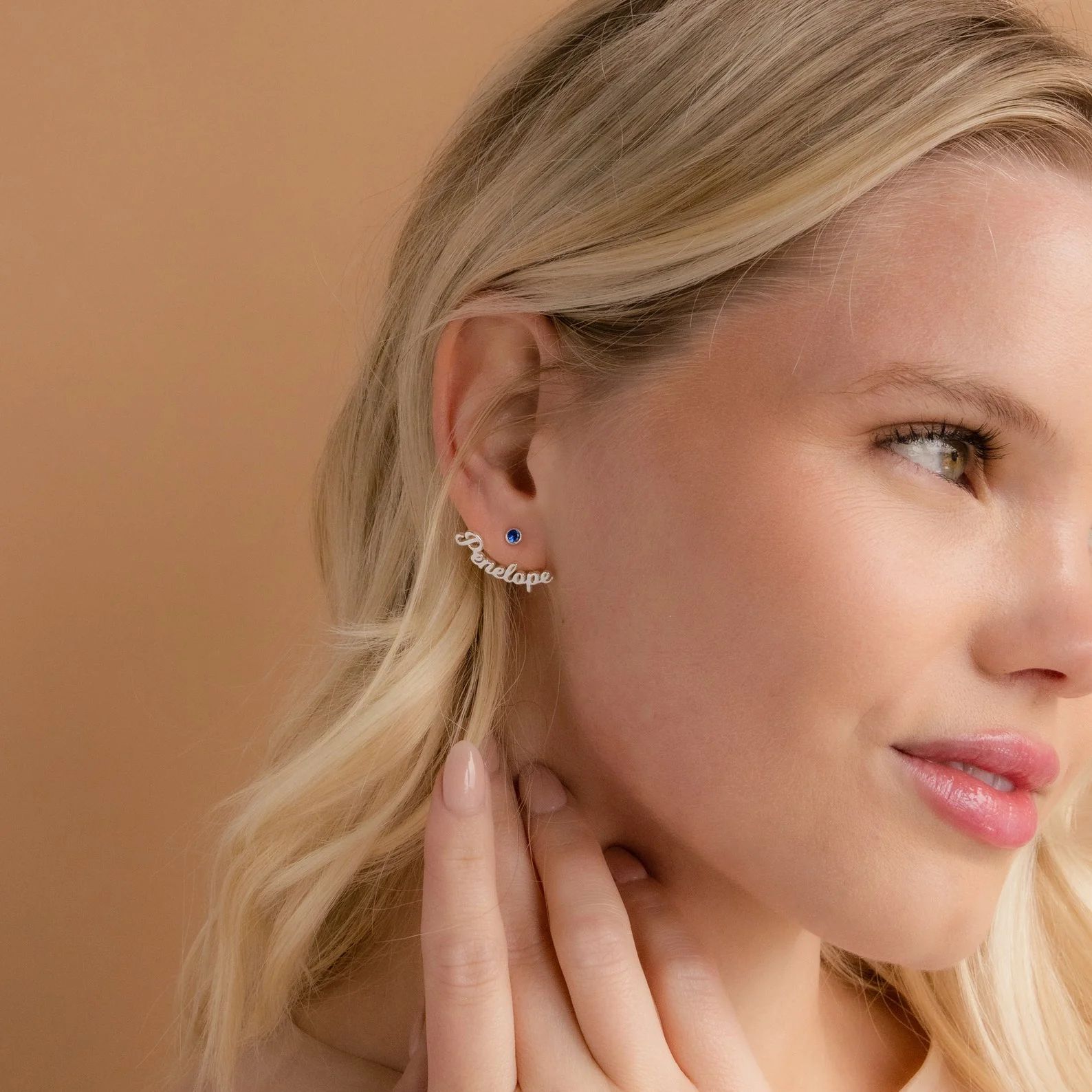 Pendientes London Glow Name