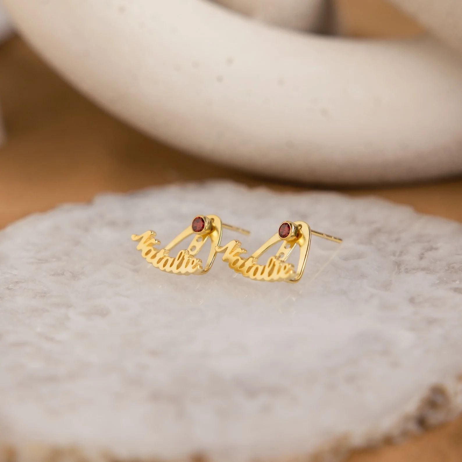 Pendientes London Glow Name
