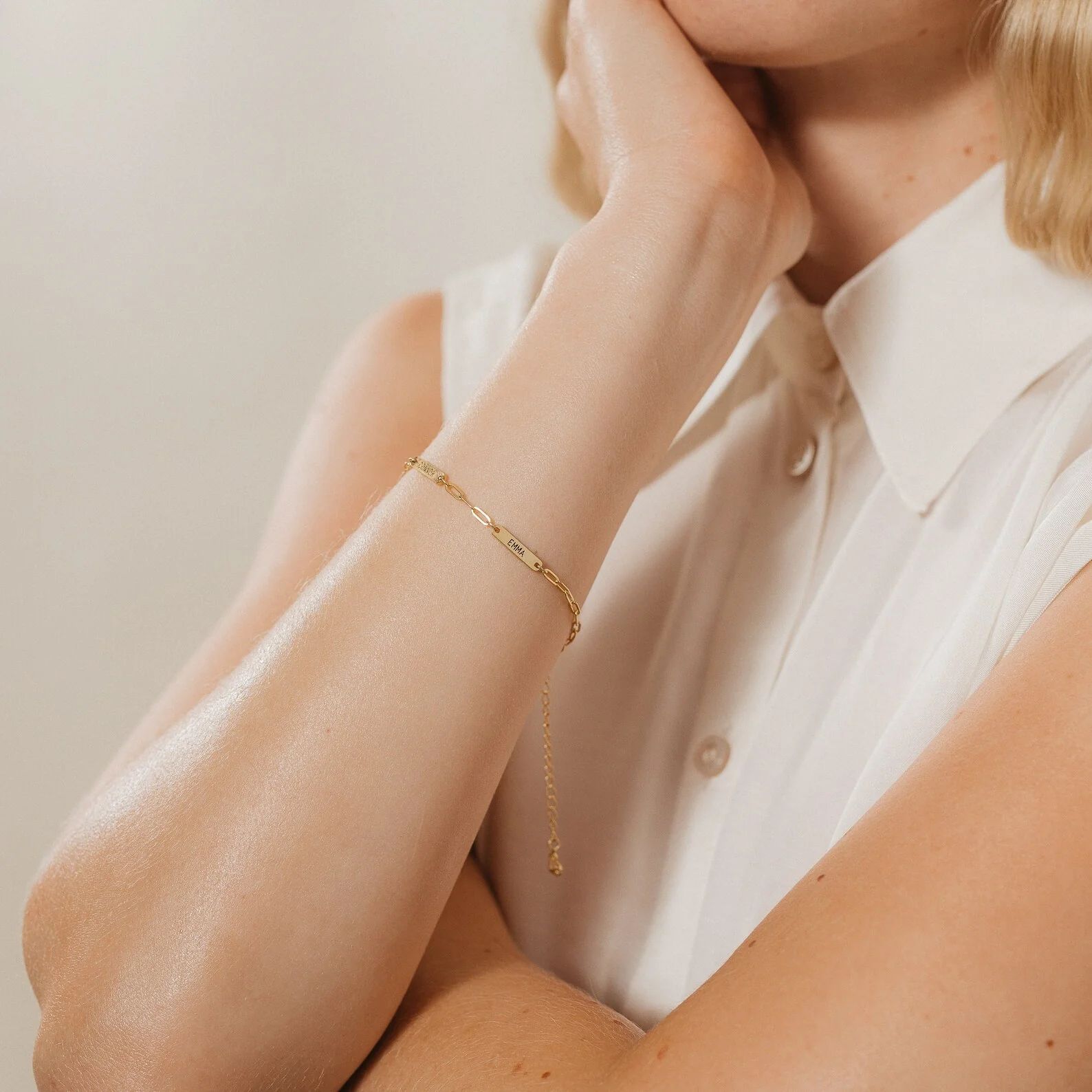 Pulsera Mini Name Bar