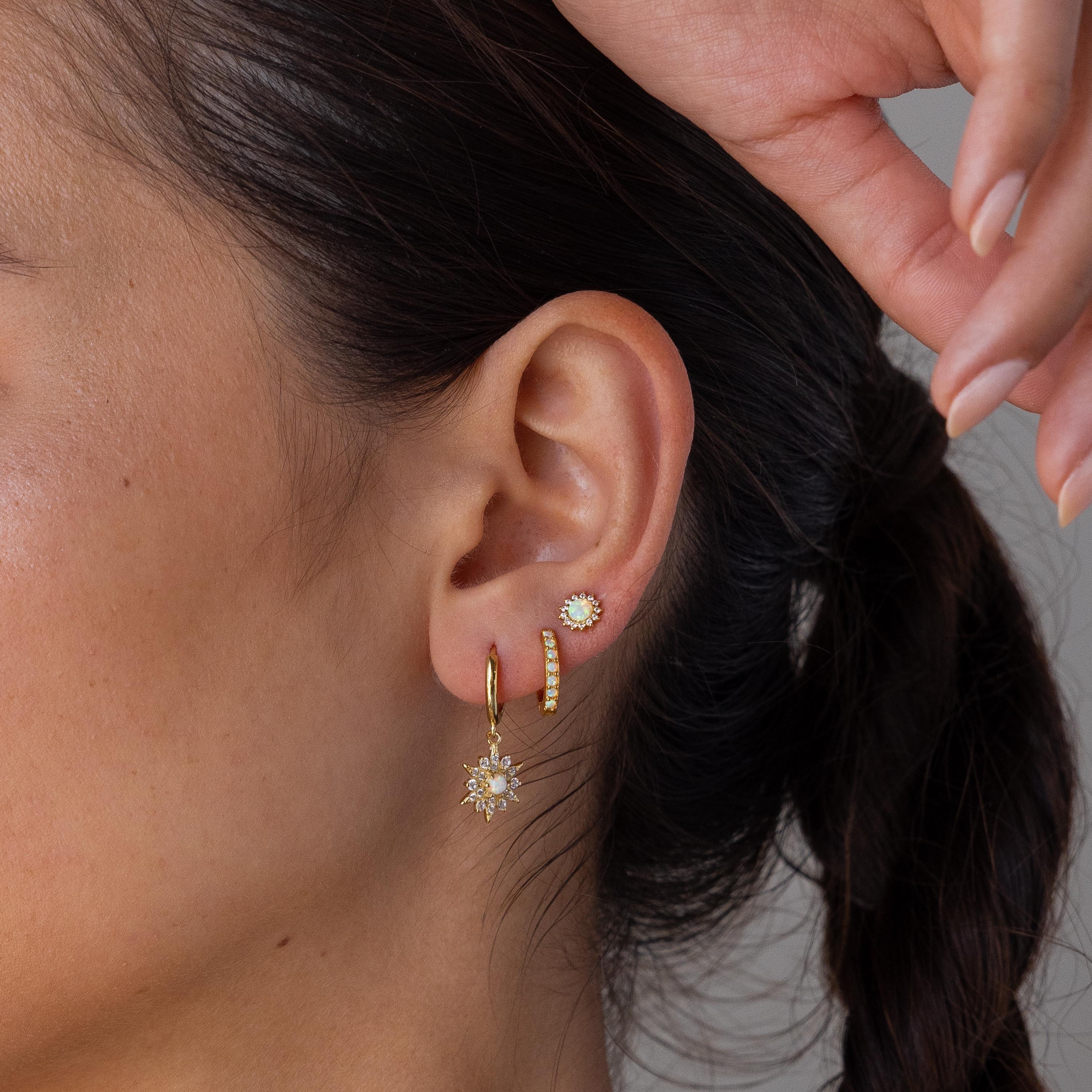 Star Moon Earring