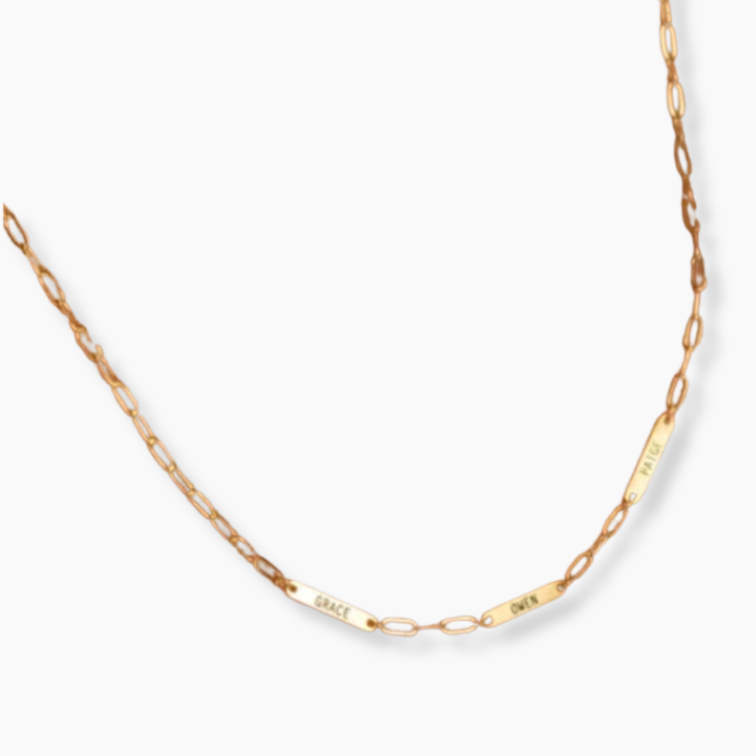 Collar Mini Name Bar