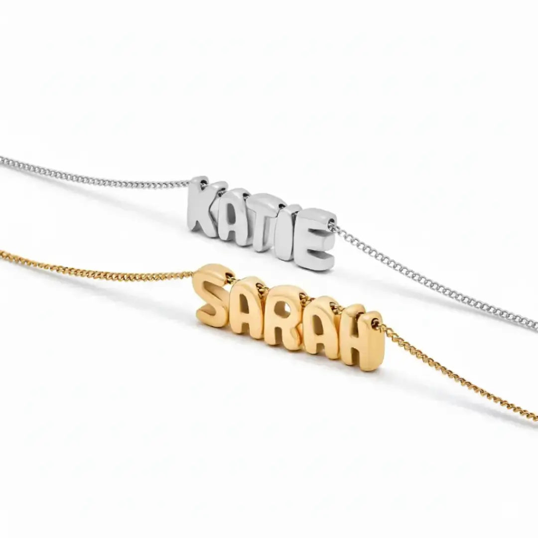 COLLAR BUBBLE CON NOMBRE PERSONALIZABLE