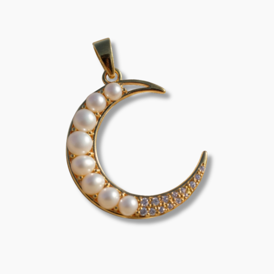 Colgante Luna Perla