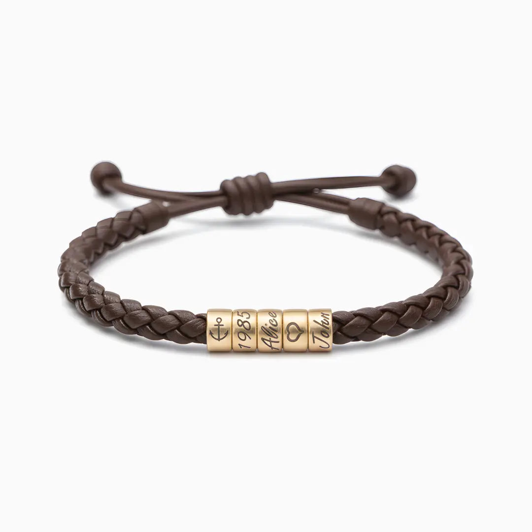 Pulsera El Mejor Papá- Personalizable