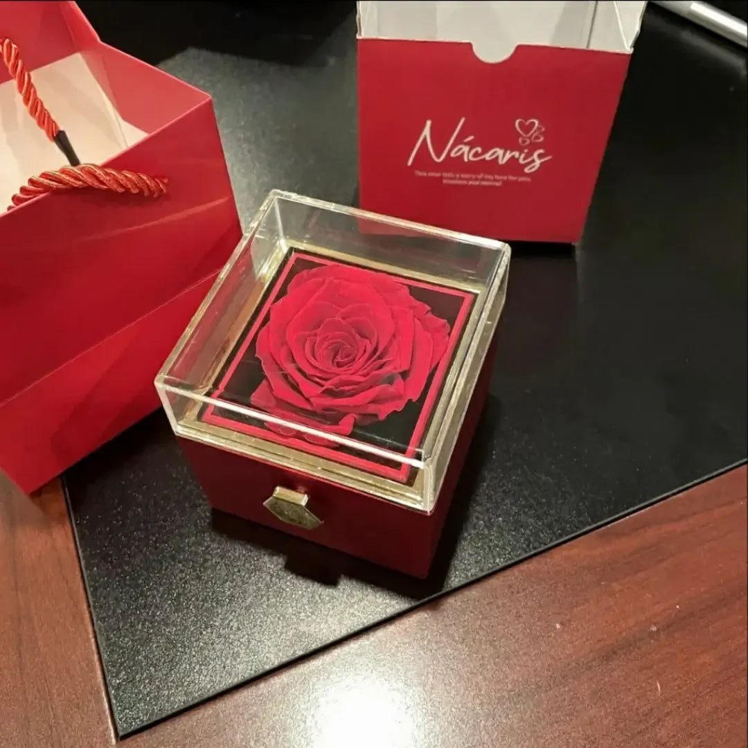 OSO ETERNAL ROSE CON COLLAR GRABADO