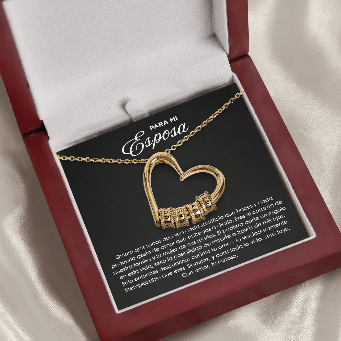 COLLAR "EL CORAZÓN DE LA FAMILIA"