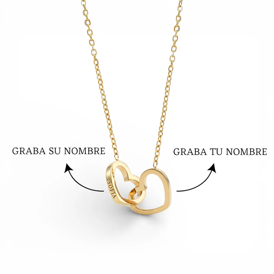 Caja de Rosa Eterna | Rosa Real y Collar Personalizado En Oro 18K