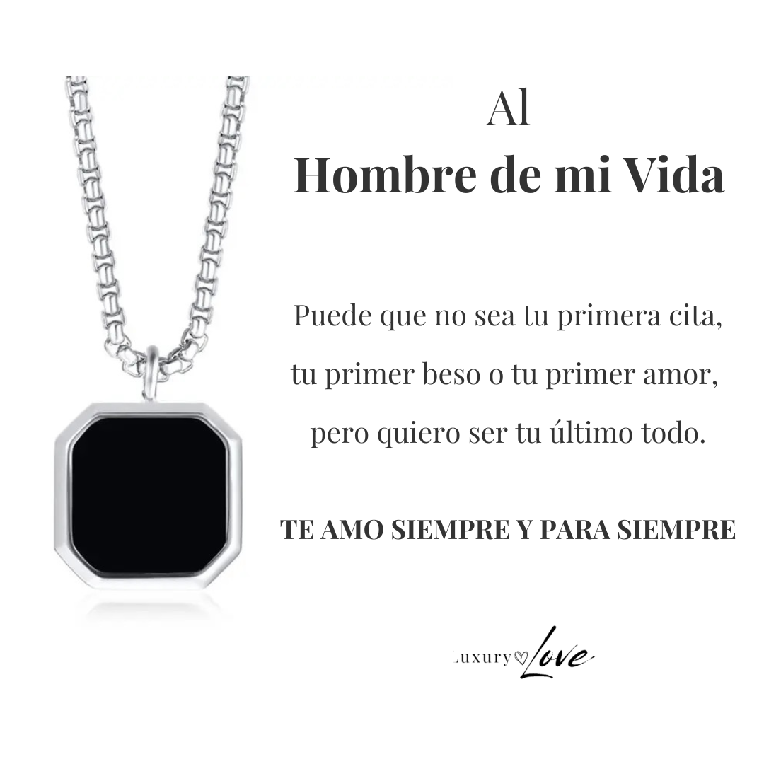 Collar Confianza® para mi Hombre (con carta dedicada y Caja con Luz)