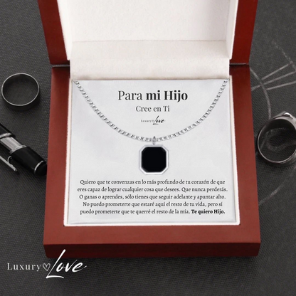Collar Confianza® para mi Hijo (con carta dedicada y Caja con Luz)