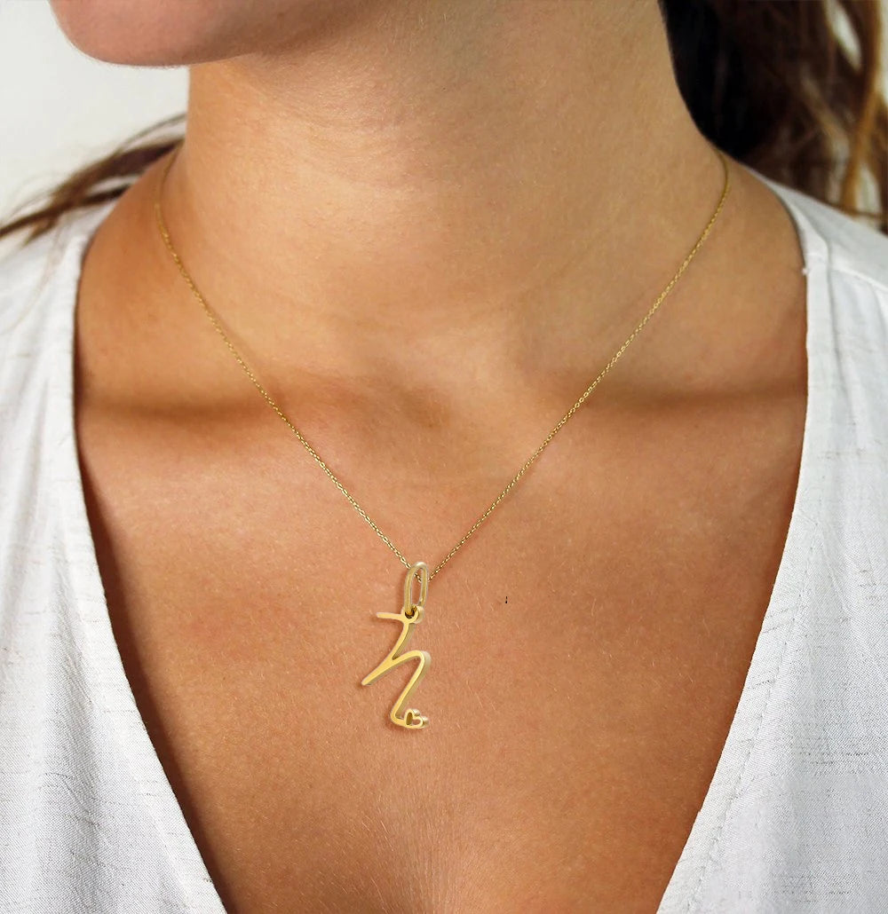 Collar Initial Birthstone