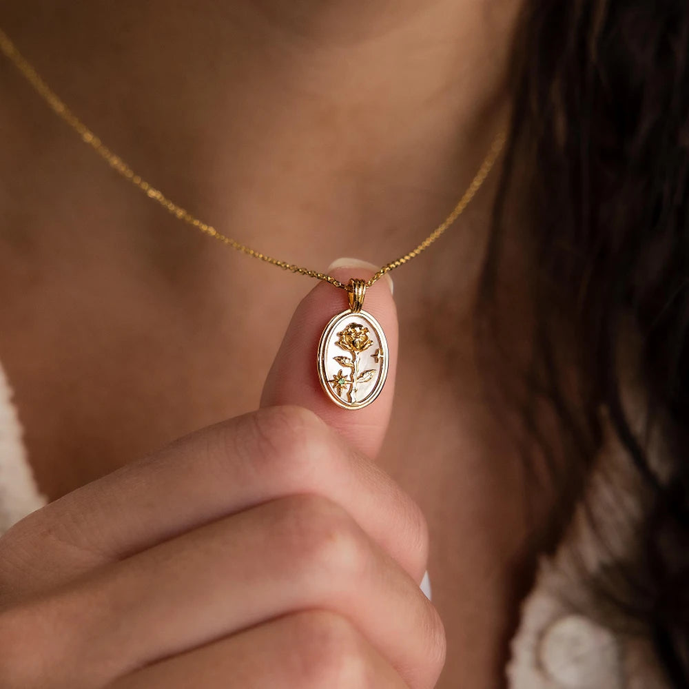 Collar Pearl BirthFlower