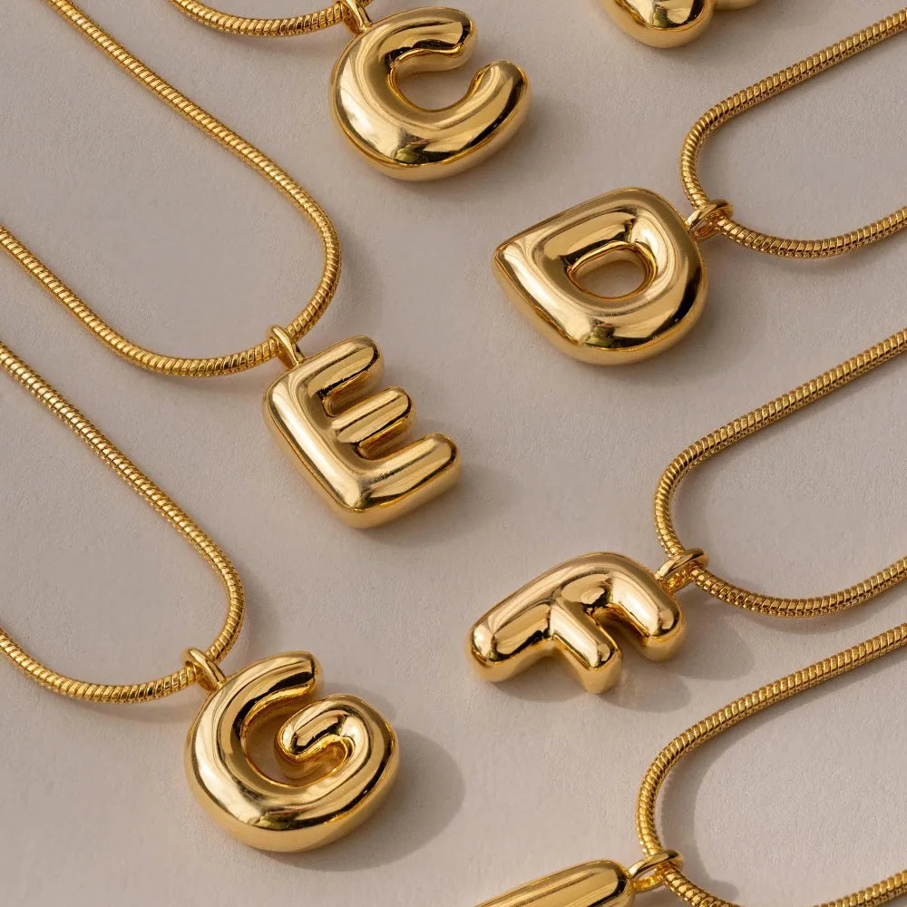 Collar Bubble Letter