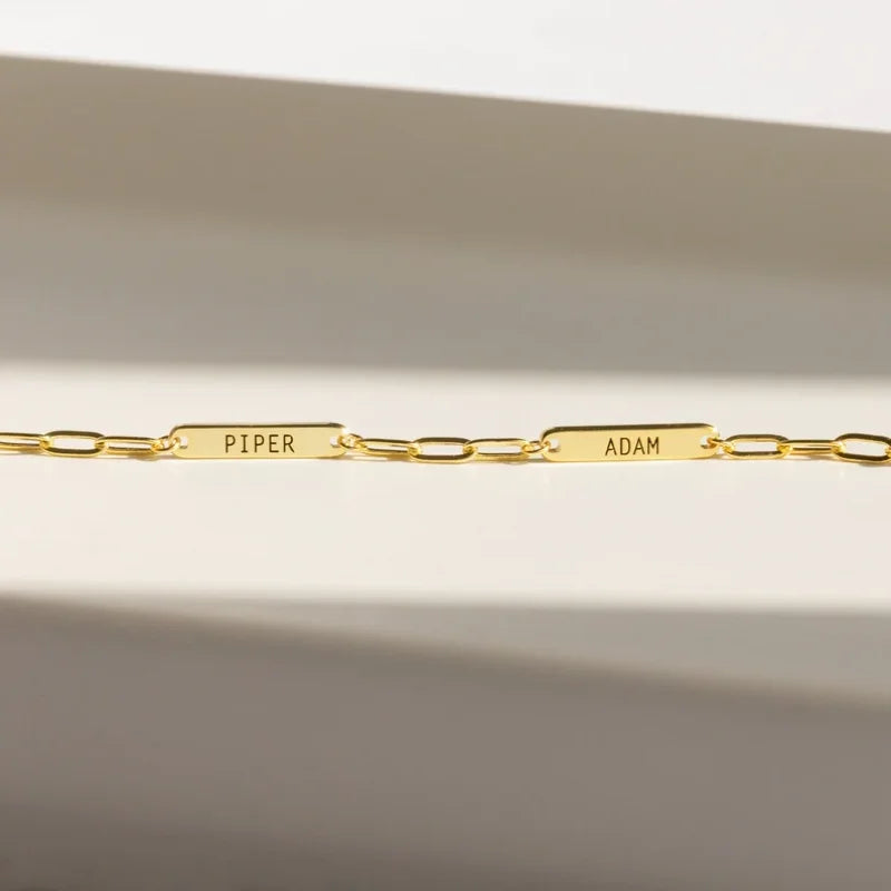 Collar Mini Name Bar