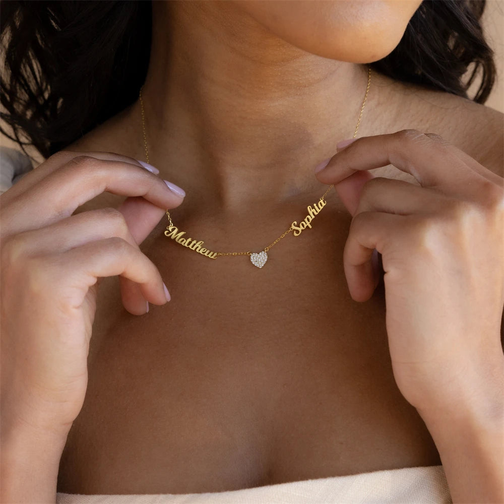Collar Mellow Name Heart