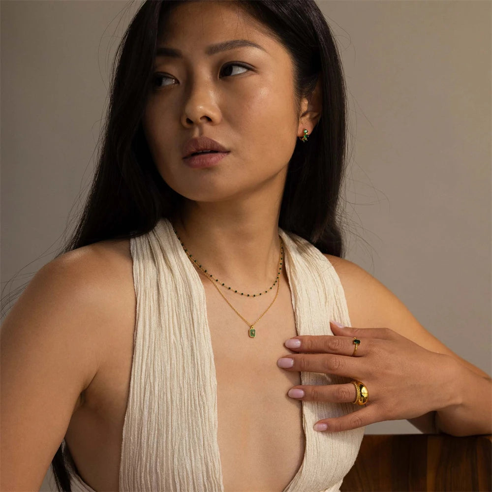 COLLAR NORTH STAR BIRTHSTONE