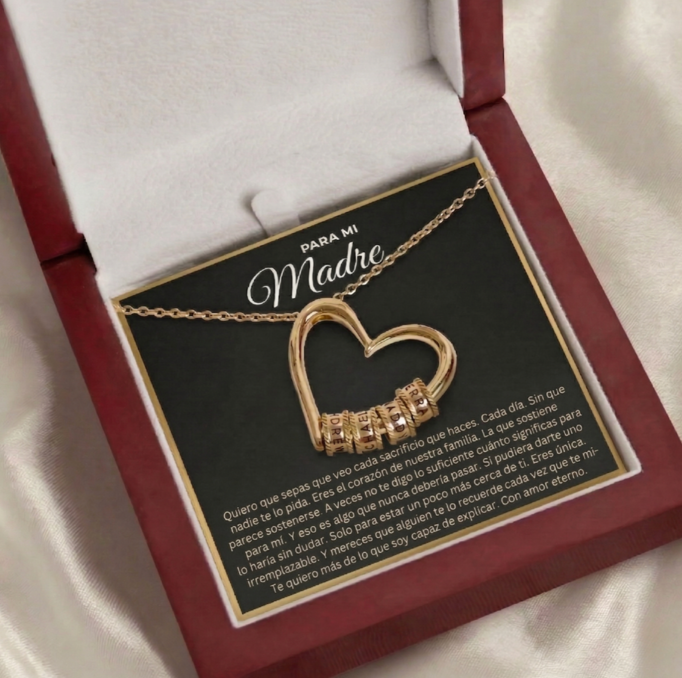 COLLAR "EL CORAZÓN DE LA FAMILIA" (PARA MI MADRE)