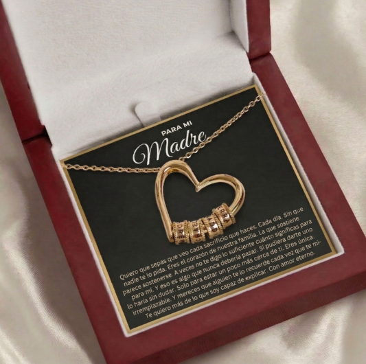 COLLAR "EL CORAZÓN DE LA FAMILIA" (PARA MI MADRE)