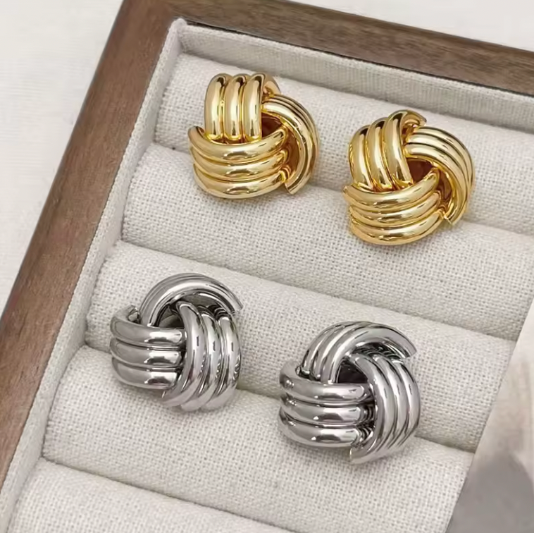 Pendientes Aros Retorcidos