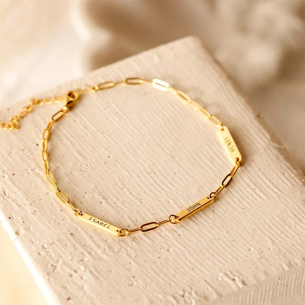 Pulsera Mini Name Bar