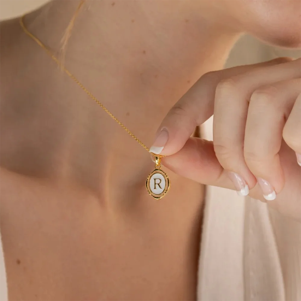 Collar Initial Pendant