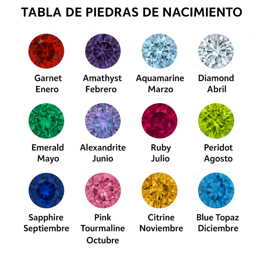 Collar con Nombre Signature & Birthstone