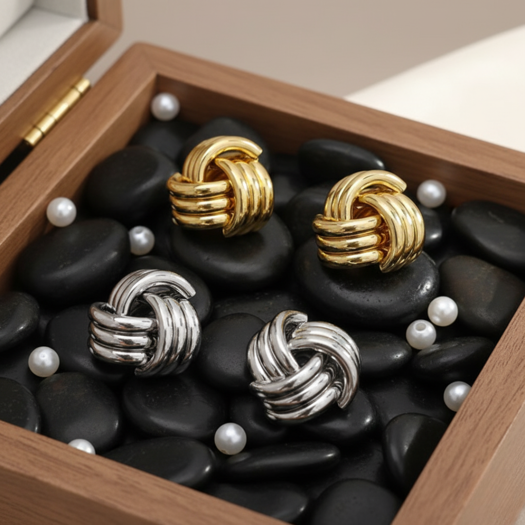 Pendientes Aros Retorcidos