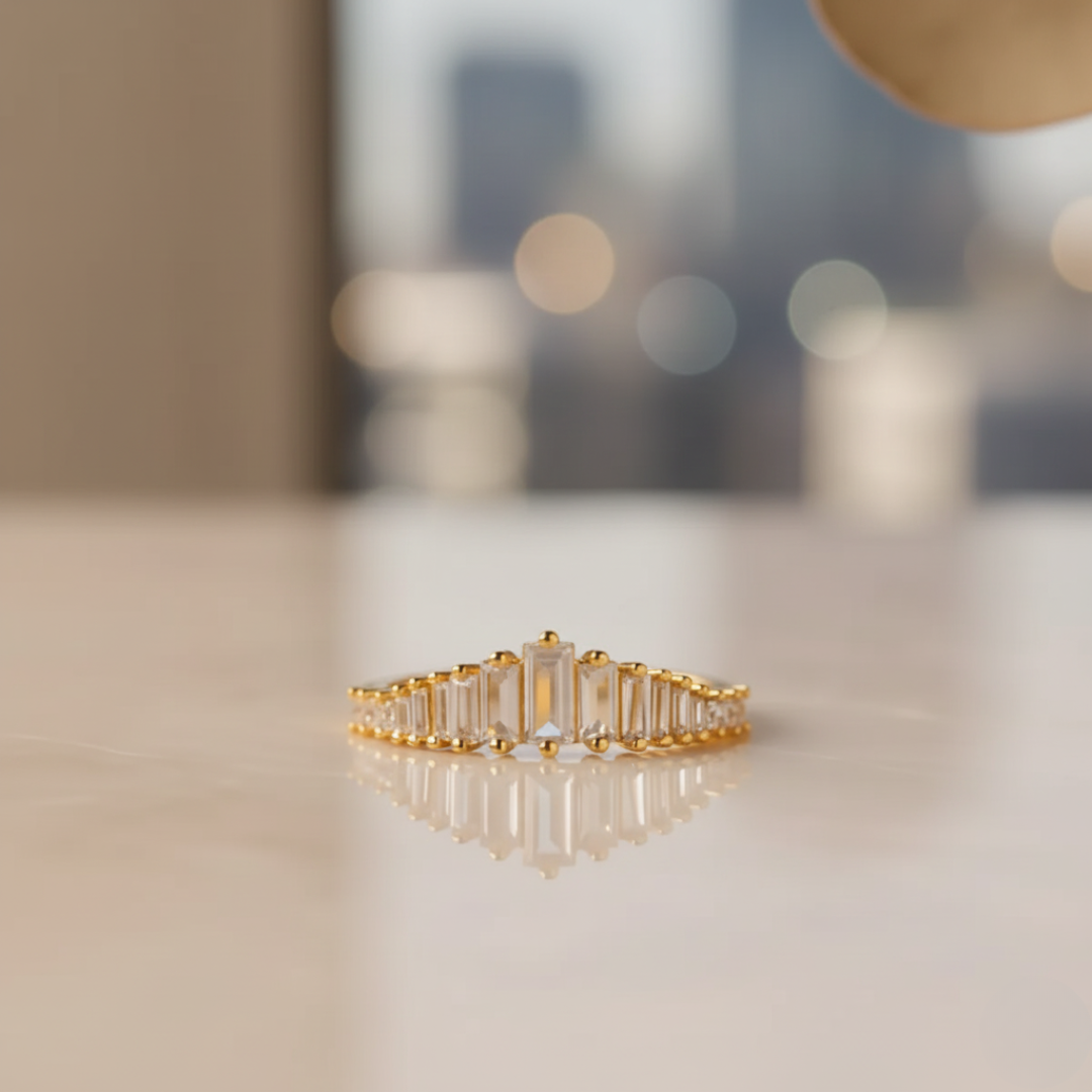 Anillo Art Deco Diamond Ring