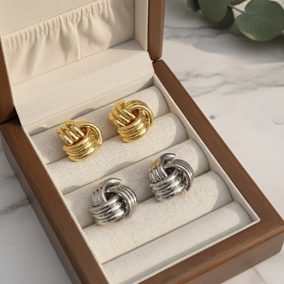 Pendientes Aros Retorcidos