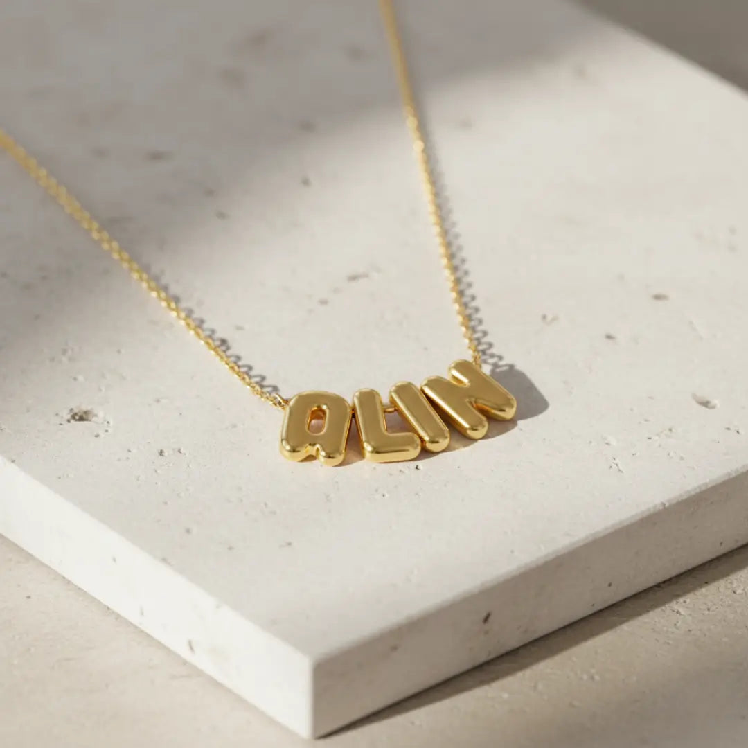 COLLAR BUBBLE CON NOMBRE PERSONALIZABLE