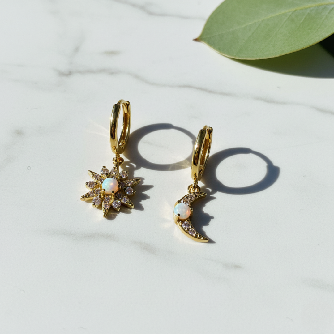 Star Moon  Earring