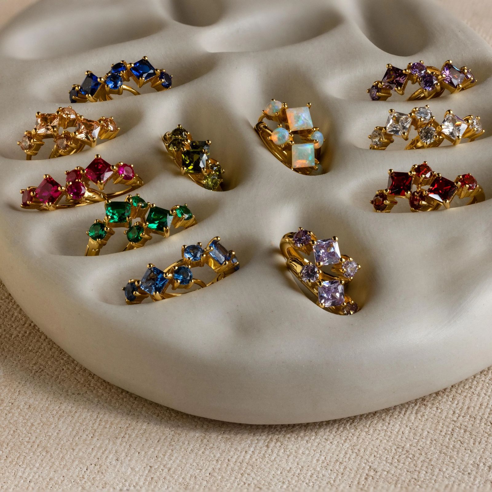 Huggies Princess Cut Birthstone