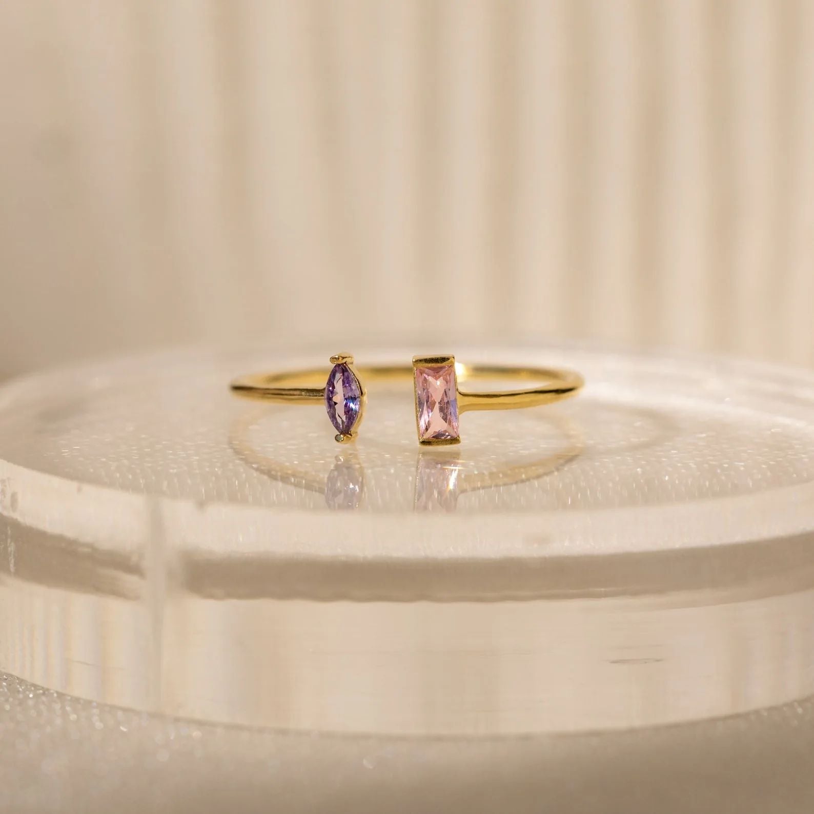 Anillo Duo Marquise Baguette