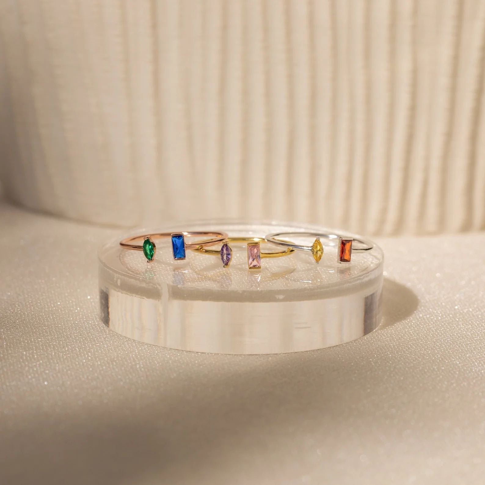 Anillo Duo Marquise Baguette