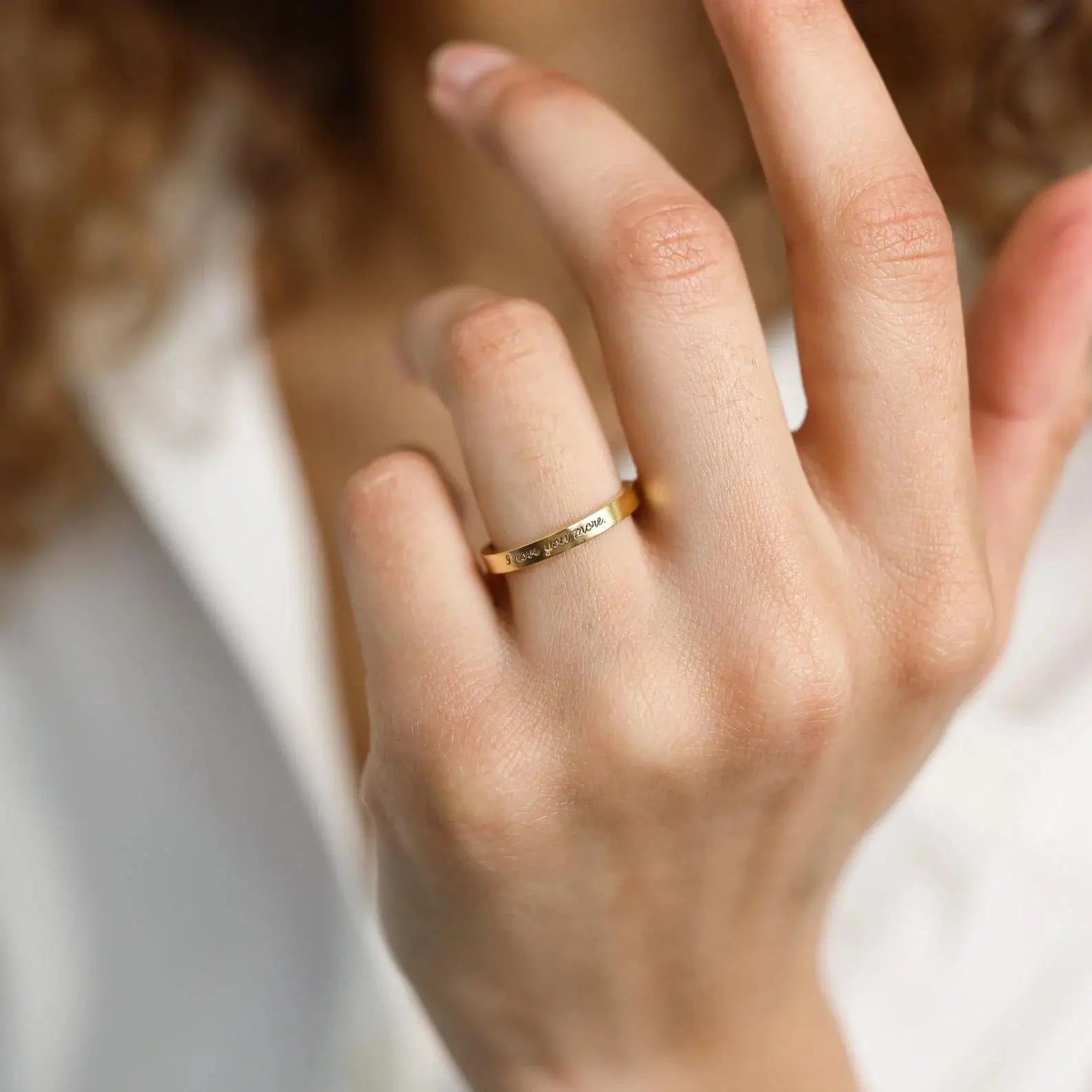 Anillo Fino con Mensaje
