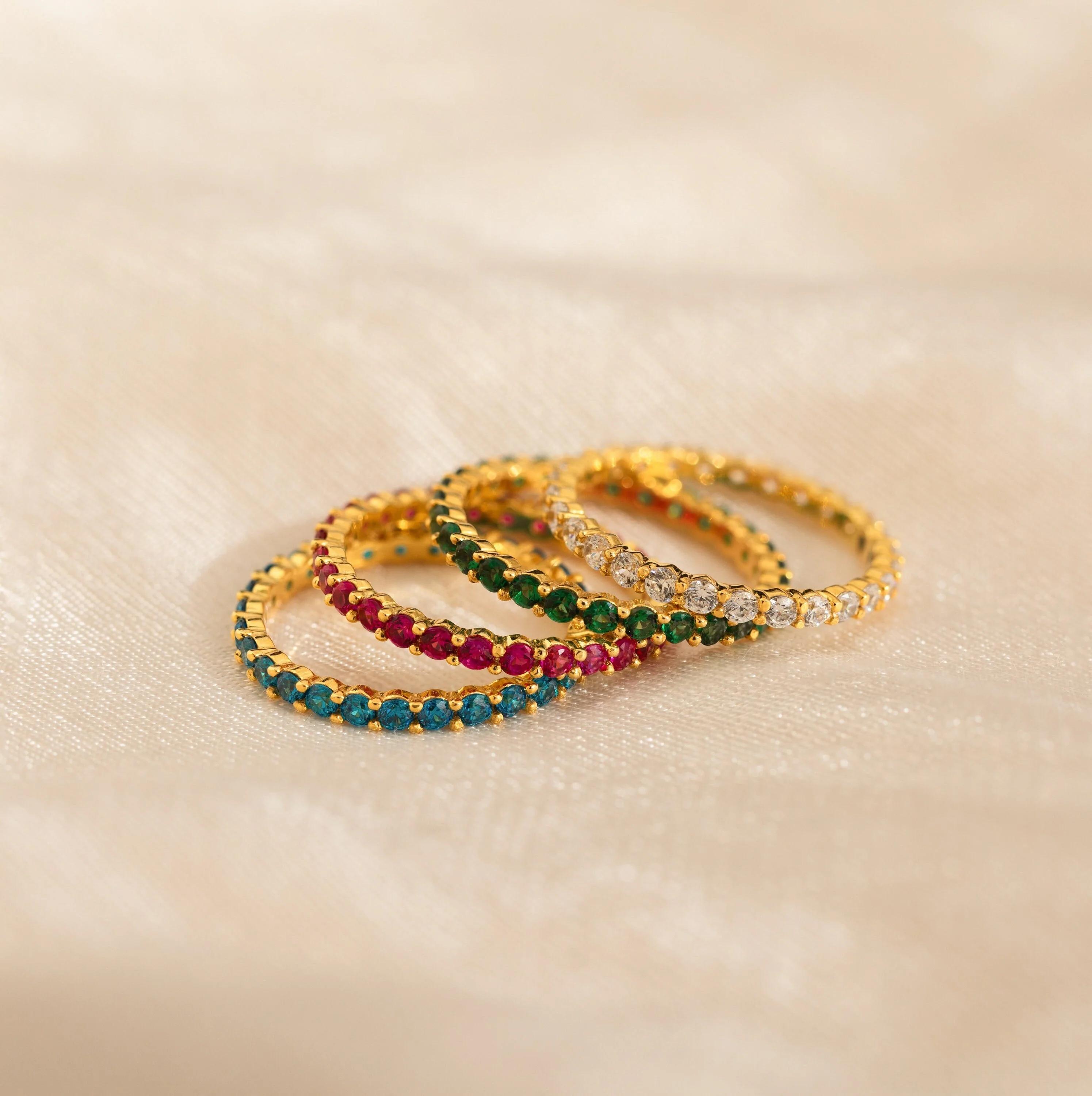 Anillo Eternity Tennis