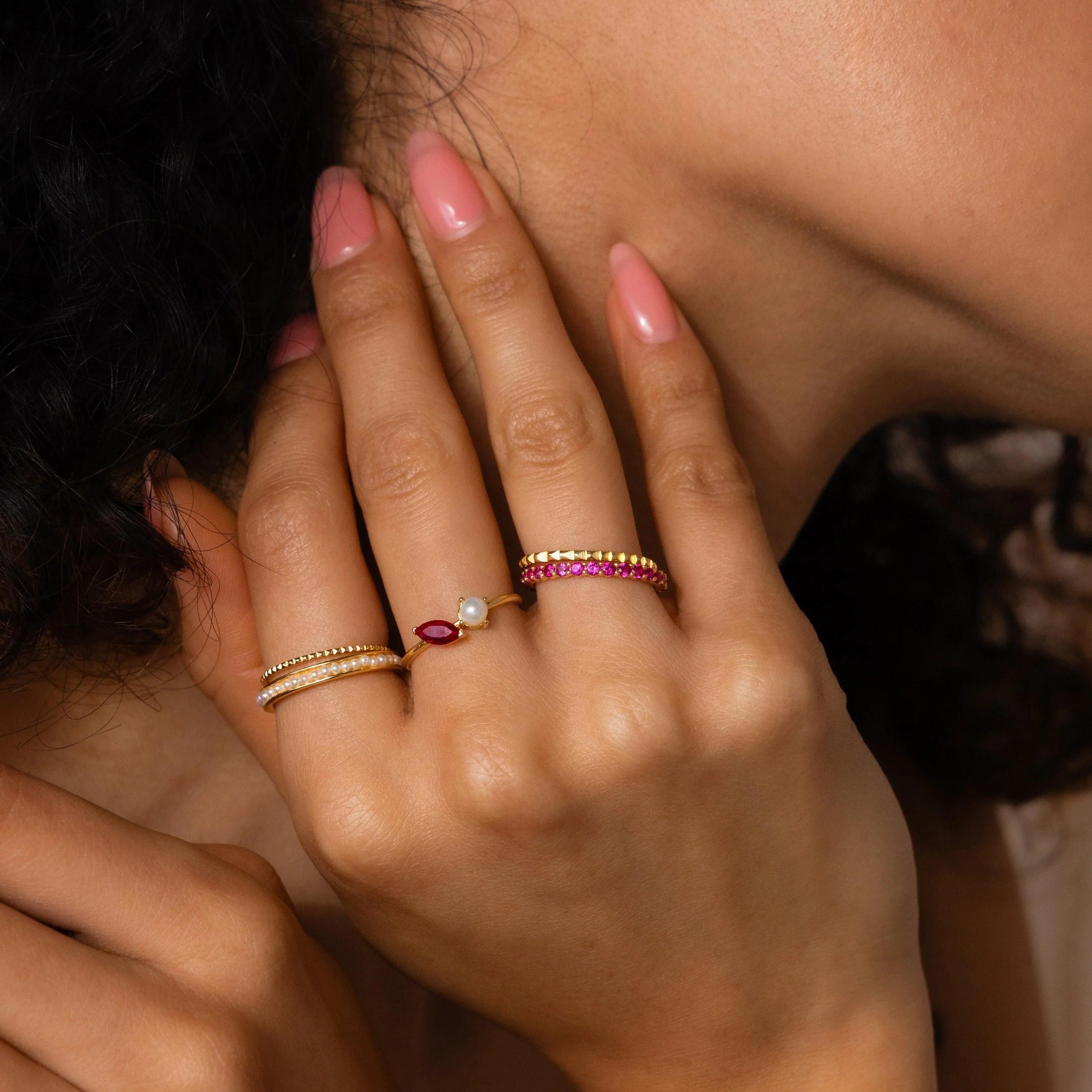 Anillo Eternity Tennis