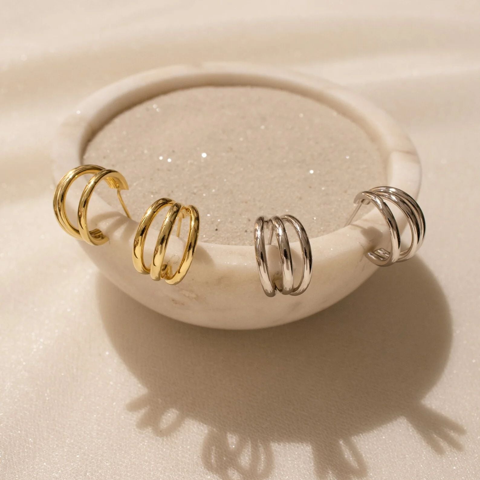 Aros Jenna Triple Hoops